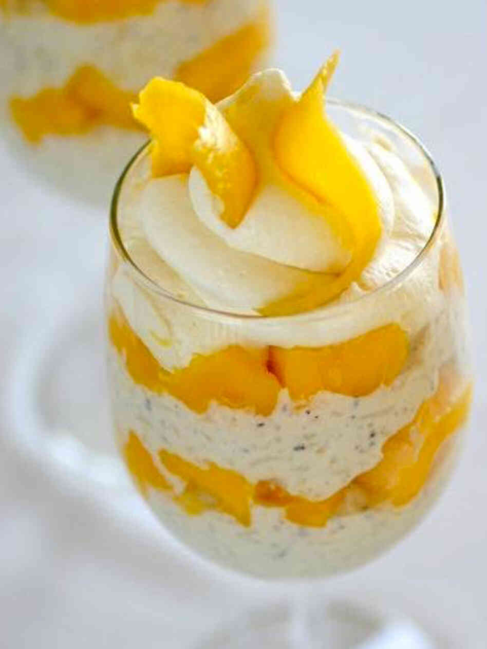 Rice Pudding And Mango Parfait Rice Pudding And Mango Parfait