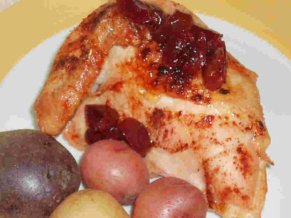 Savory Roast Chicken With Maraschino Cherry Compote Savory Roast Chicken With Maraschino Cherry Compote