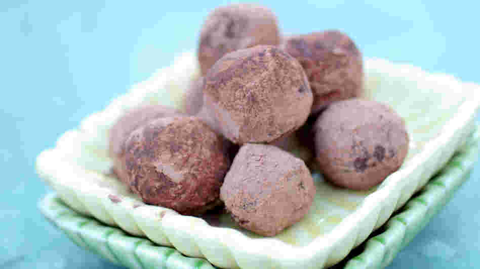 Goat cheese truffles
