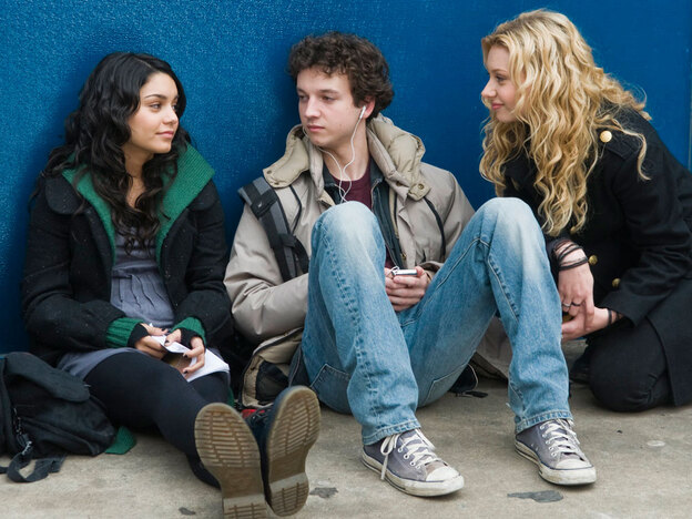 Vanessa Hudgens, Gaelan Connell and Alyson Michalka in 'Bandslam'