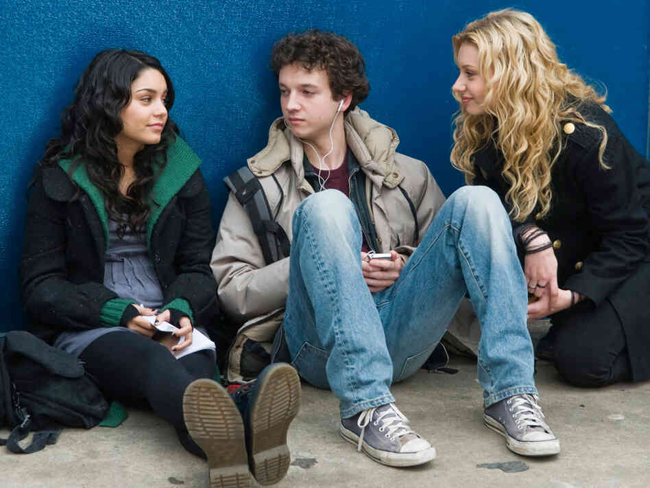 Vanessa Hudgens, Gaelan Connell and Alyson Michalka in 'Bandslam'
