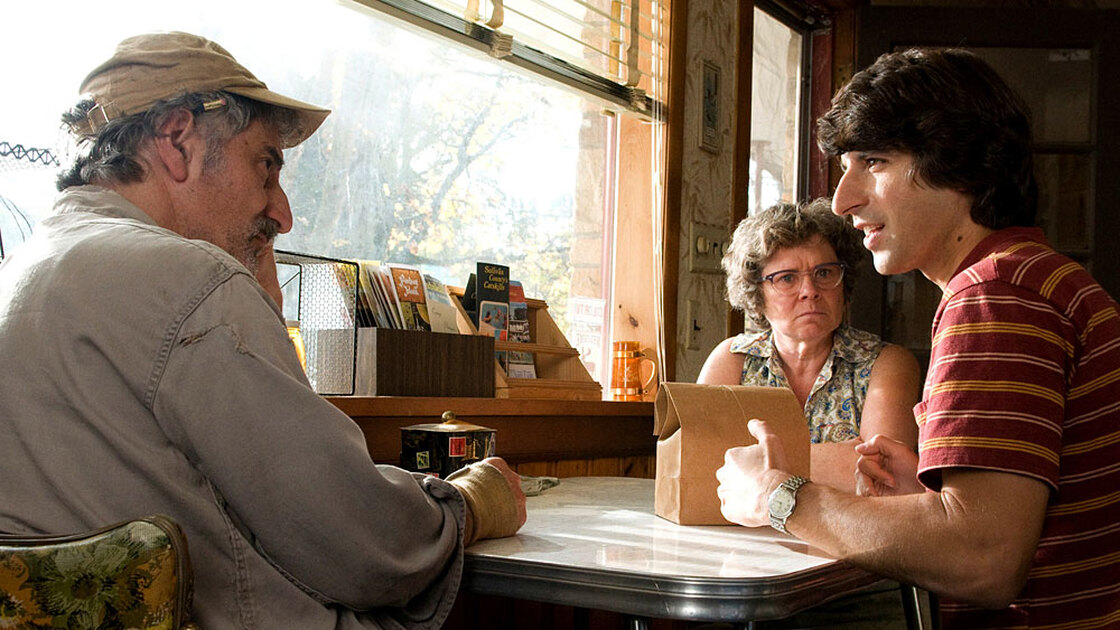 Henry Goodman, Imelda Staunton and Demetri Martin in 'Taking Woodstock'