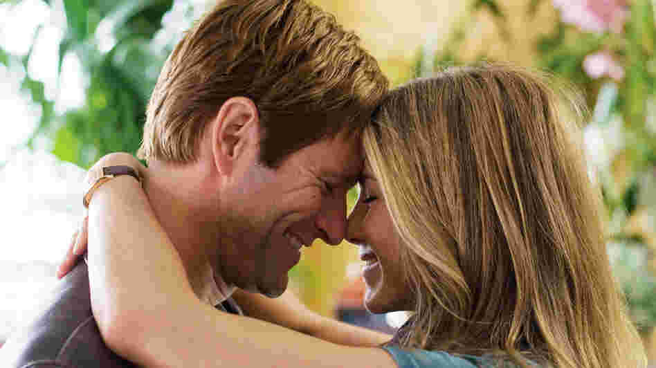 Eloise (Jennifer Aniston) and Burke (Aaron Eckhardt) in 'Love Happens' Eloise (Jennifer Aniston) and Burke (Aaron Eckhardt) in 'Love Happens'
