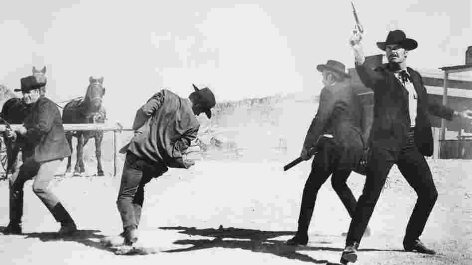 A gunfight in 'Hour Of The Gun' A gunfight in 'Hour Of The Gun'