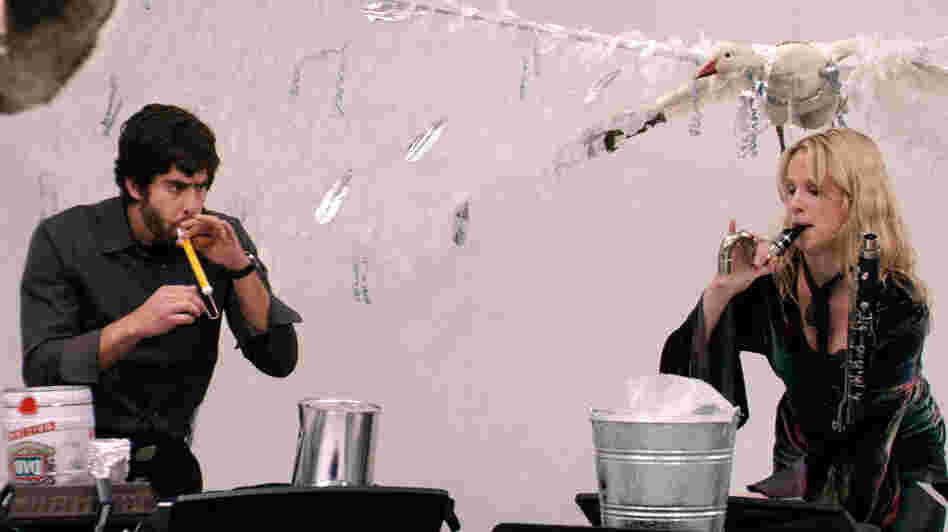 Adam Goldberg and Lucy Punch in '(Untitled)'