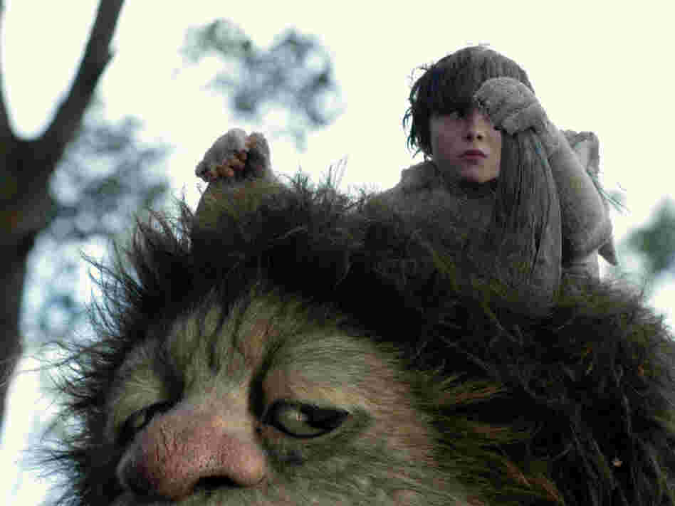 James Gandolfini and Max Records in 'Where The Wild Things Are'