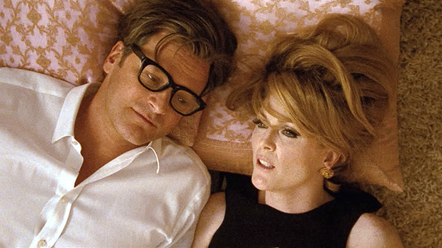 Colin Firth and Julianne Moore in 'A Single Man'