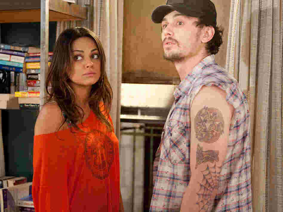 Mila Kunis and James Franco