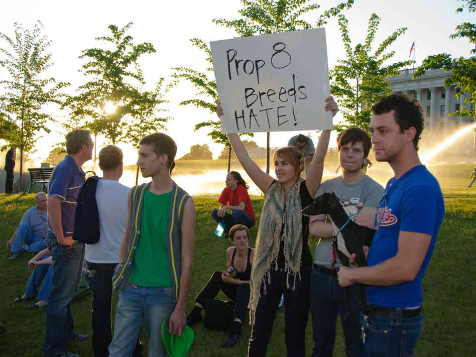 Prop 8 protesters, California 2008 Prop 8 protesters, California 2008