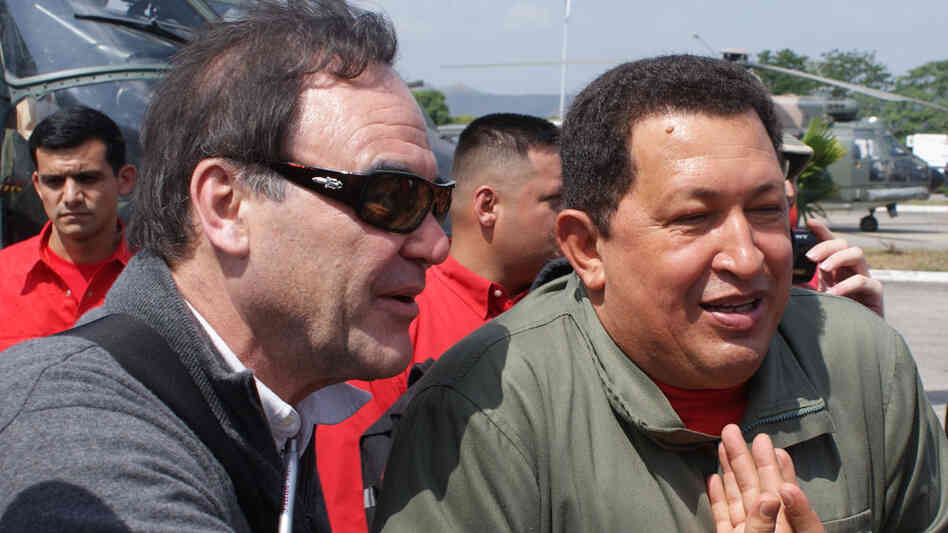Oliver Stone, Hugo Chavez Oliver Stone, Hugo Chavez