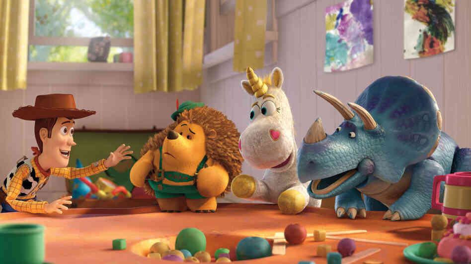 Woody, Mr. Pricklepants, Buttercup, Trixie Woody, Mr. Pricklepants, Buttercup, Trixie