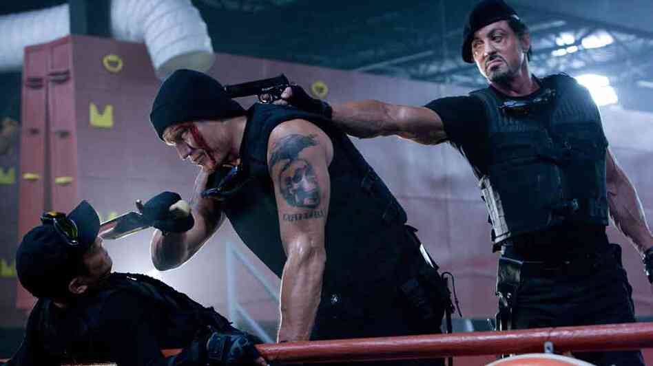 Jet Li, Dolph Lundgren, Sylvester Stallone Jet Li, Dolph Lundgren, Sylvester Stallone