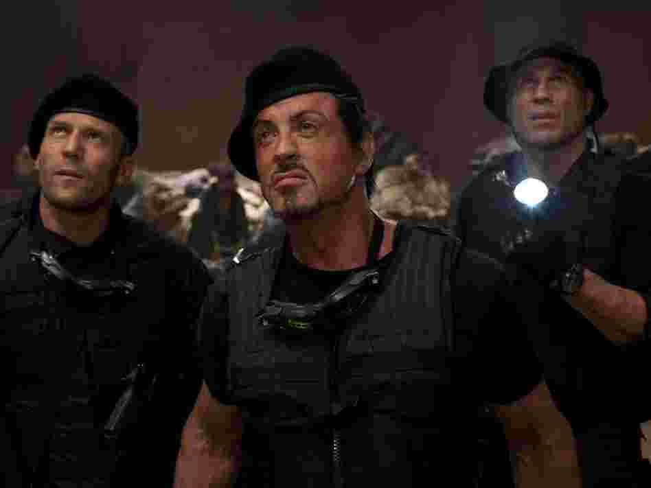 Jason Statham, Sylvester Stallone, Randy Couture