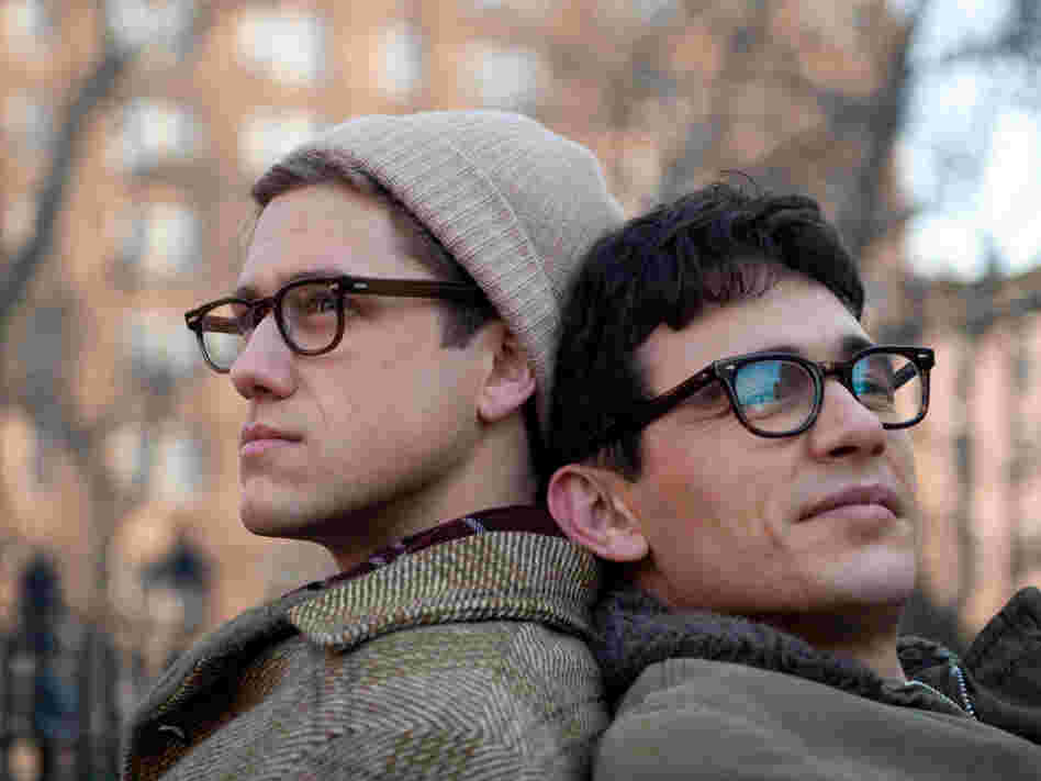 James Franco and Aaron Tveit