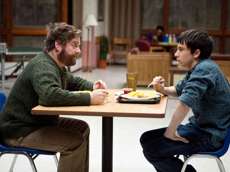 Zach Galifianakis and Keir Gilchrist