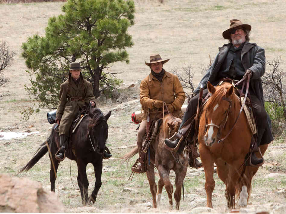 Hailee Steinfeld, Matt Damon, Jeff Bridges Hailee Steinfeld, Matt Damon, Jeff Bridges