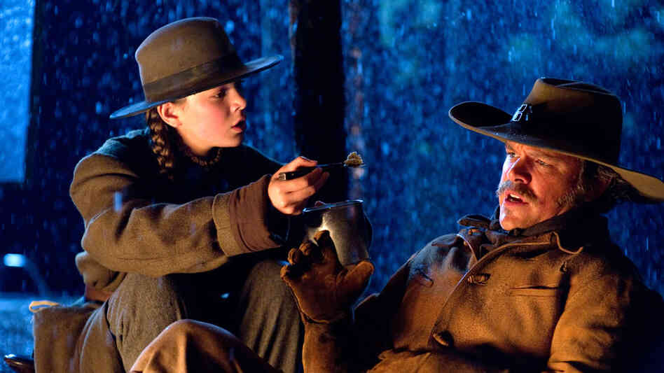Hailee Steinfeld and Matt Damon Hailee Steinfeld and Matt Damon