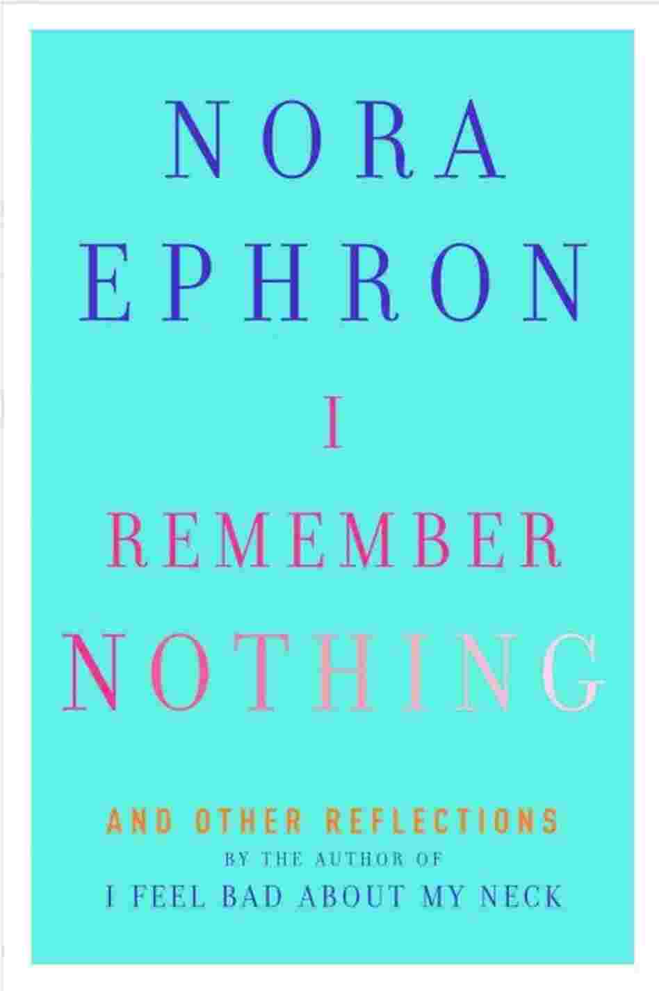 I Remember Nothing