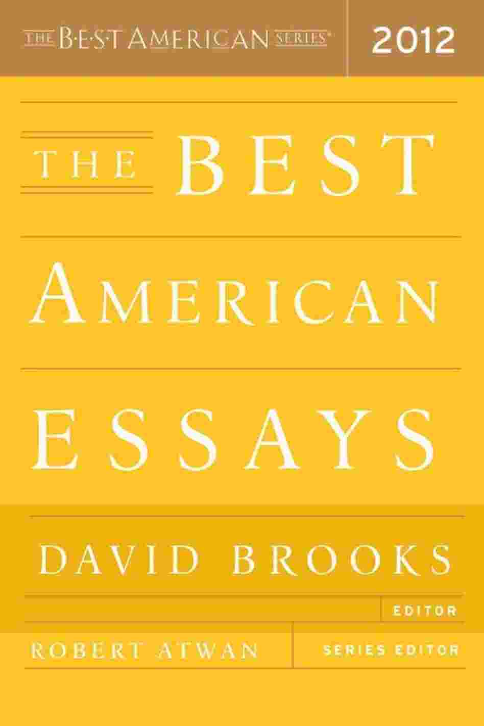 The Best American Essays 2012