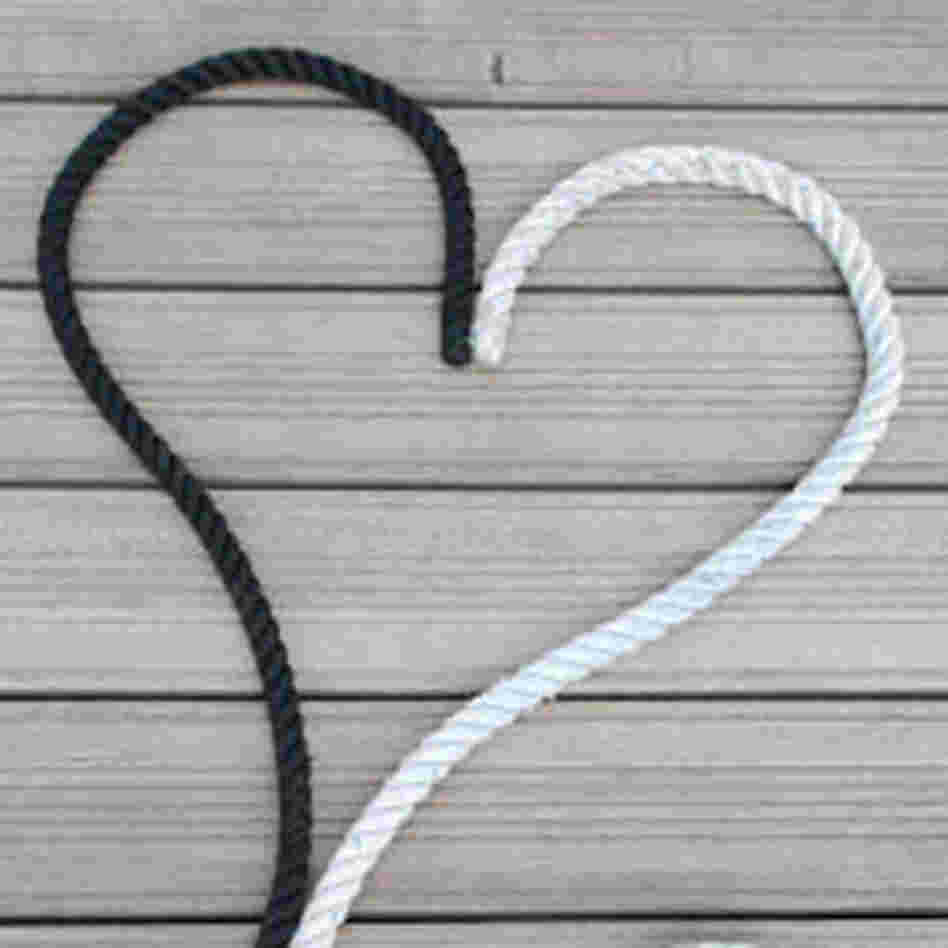 A black and white heart. A black and white heart.