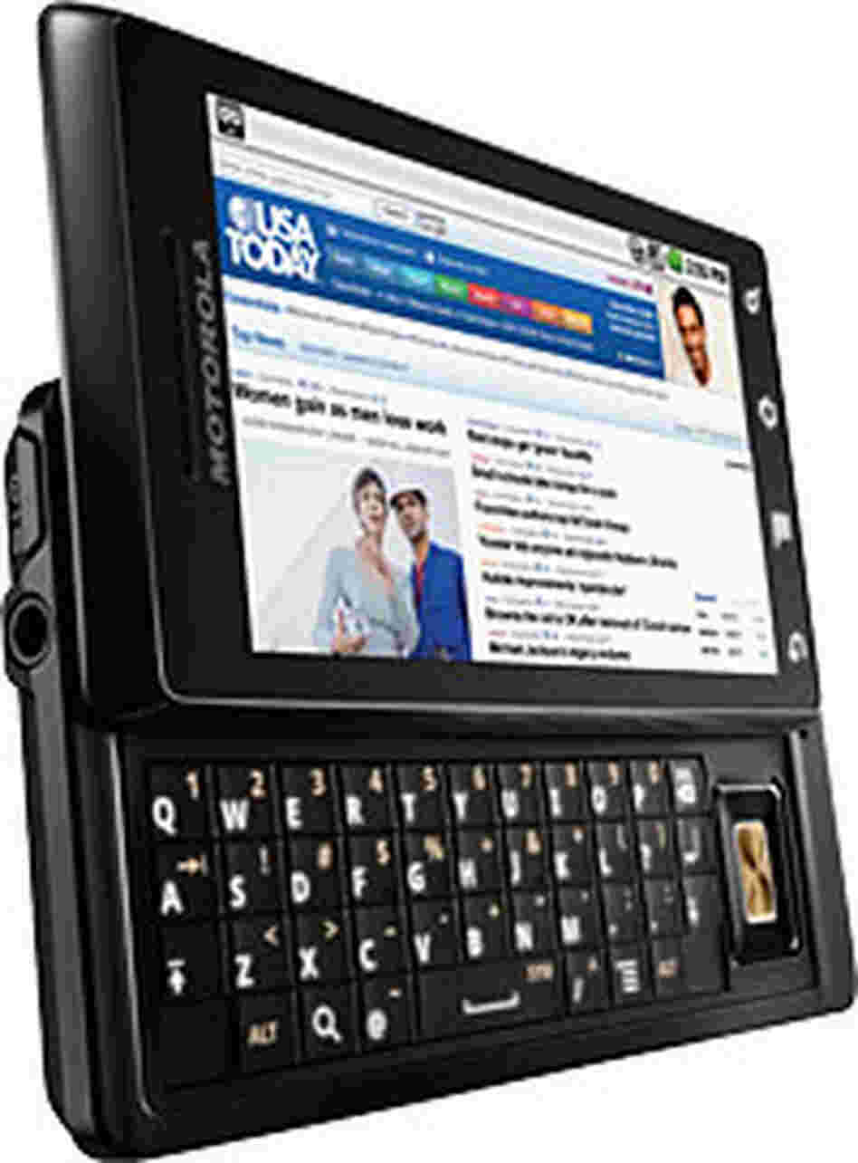 The Motorola Droid. The Motorola Droid.