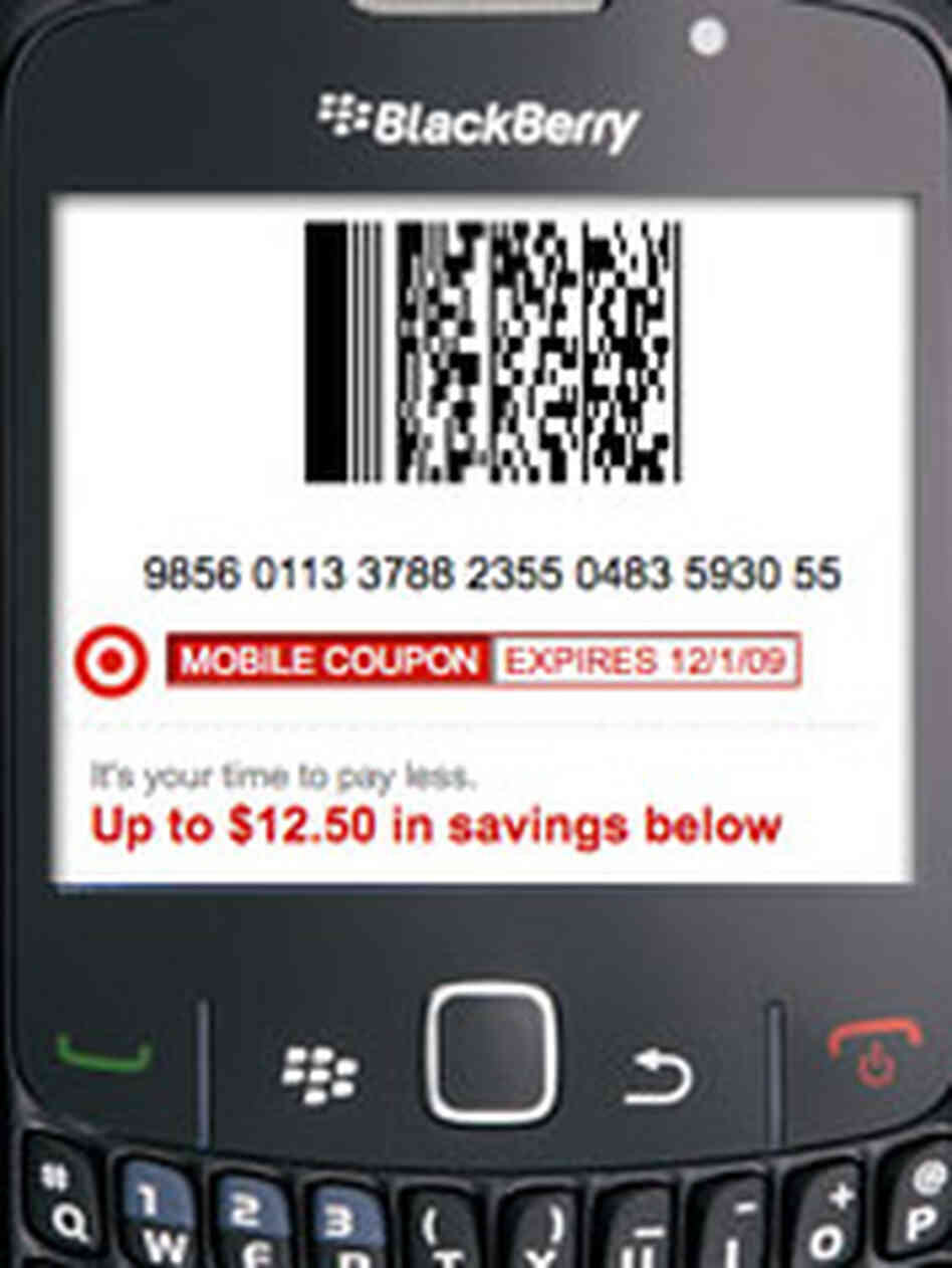 Target debuts mobile coupons. Target debuts mobile coupons.