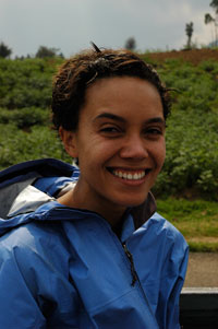 Erin Marie Williams in Rwanda in 2009. Credit: Amandine Eriksen.