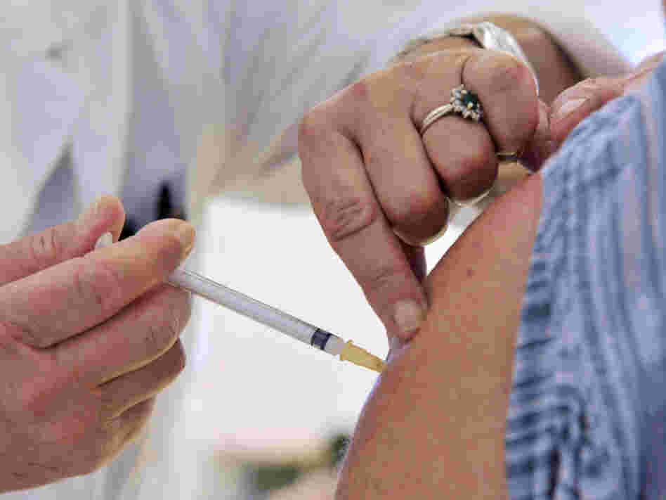 Flu vaccination.
