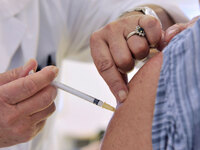 Flu vaccination.