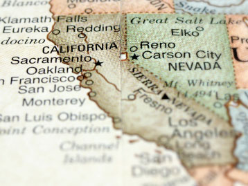 California map.