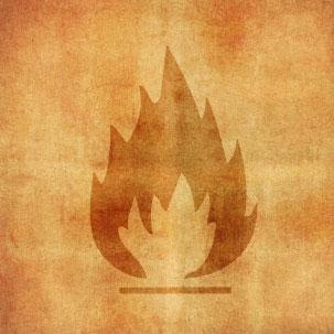 flame logo.