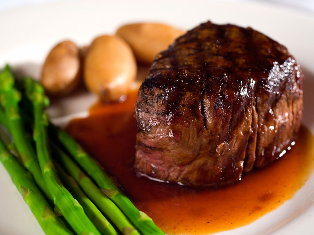 Steak on a plate