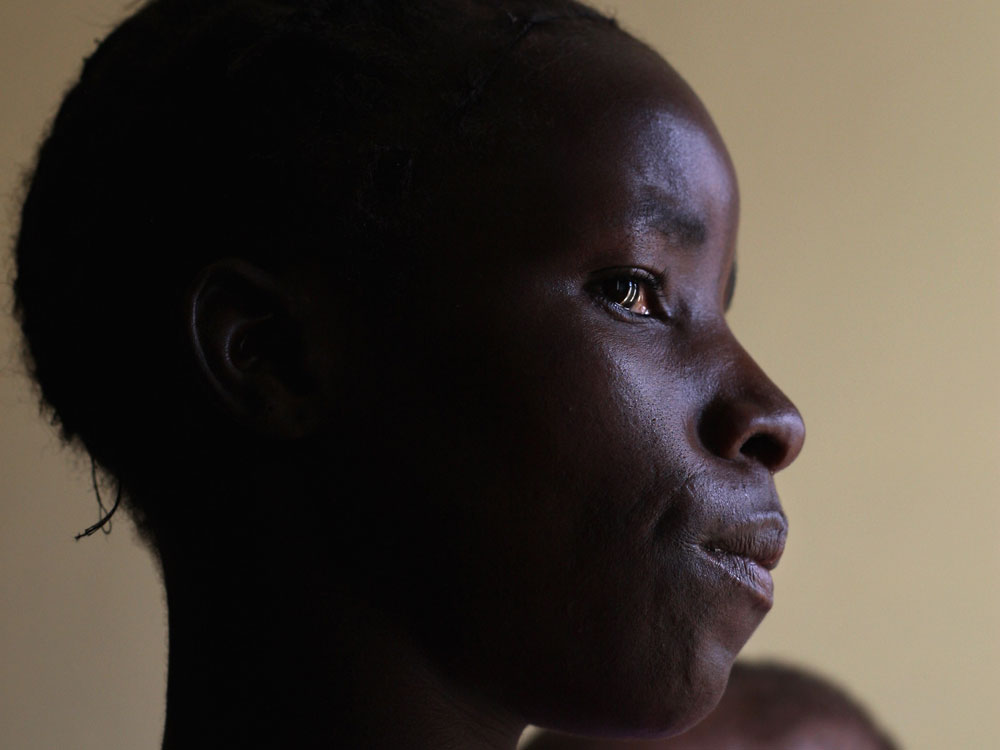 A young woman who was raped, became HIV positive and pregnant.
