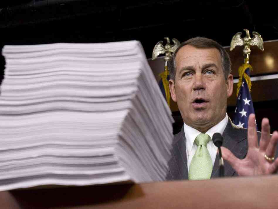 House Minority Leader John Boehner House Minority Leader John Boehner