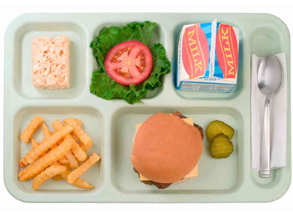 School lunch tray.