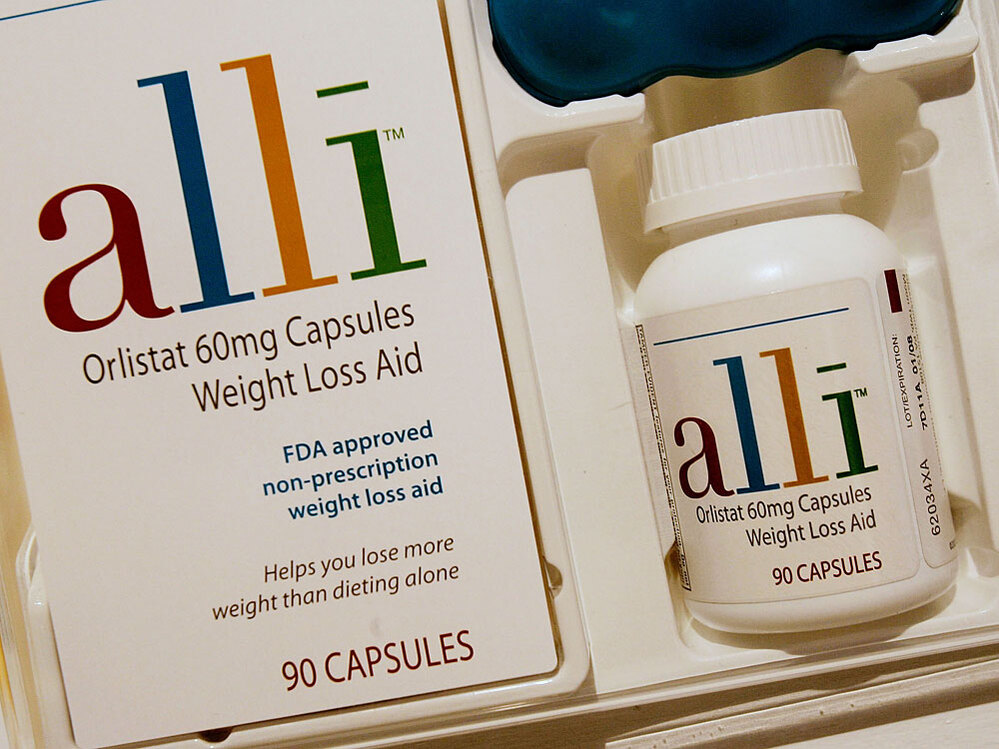 Over-the-counter weight loss drug, Alli.