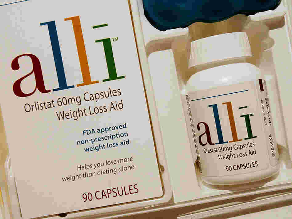 Over-the-counter weight loss drug, Alli.
