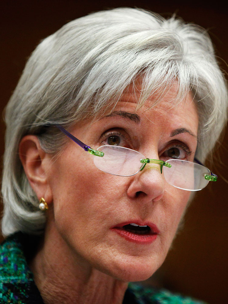 HHS Secretary Sebelius.