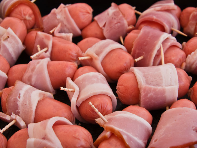 Bacon sausage