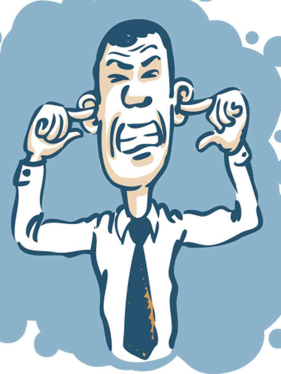 man putting fingers in his ears man putting fingers in his ears