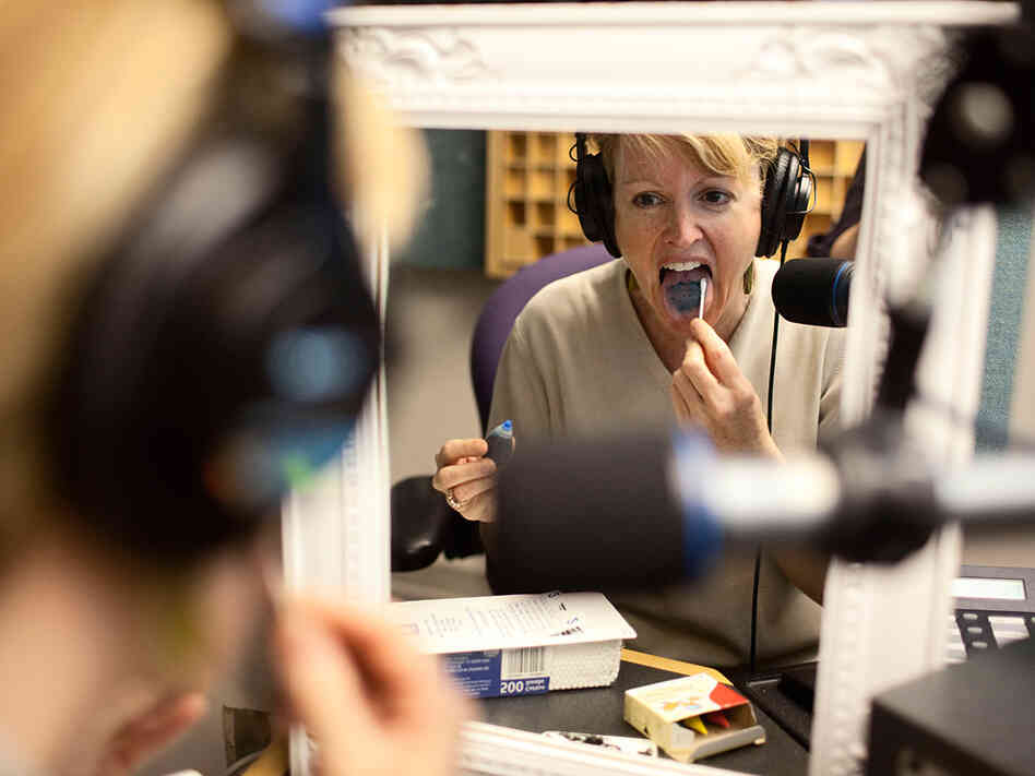 NPR's Allison Aubrey put her own tongue to the test.