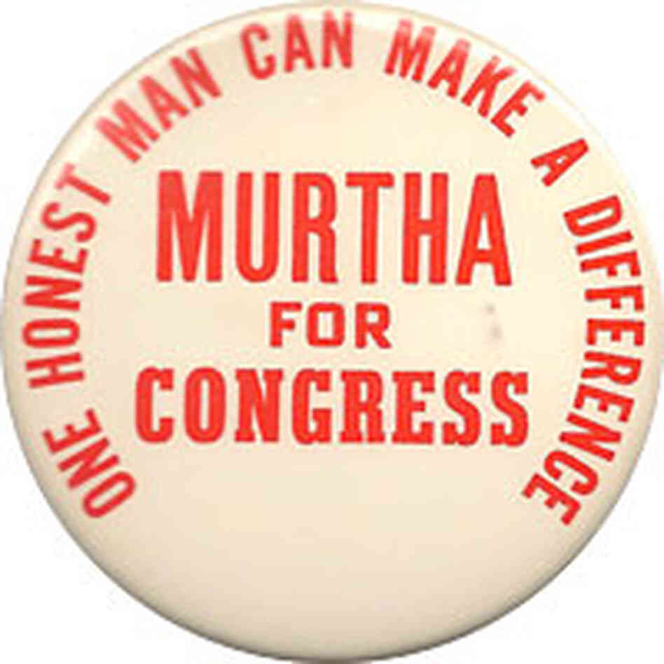 John Murtha button John Murtha button