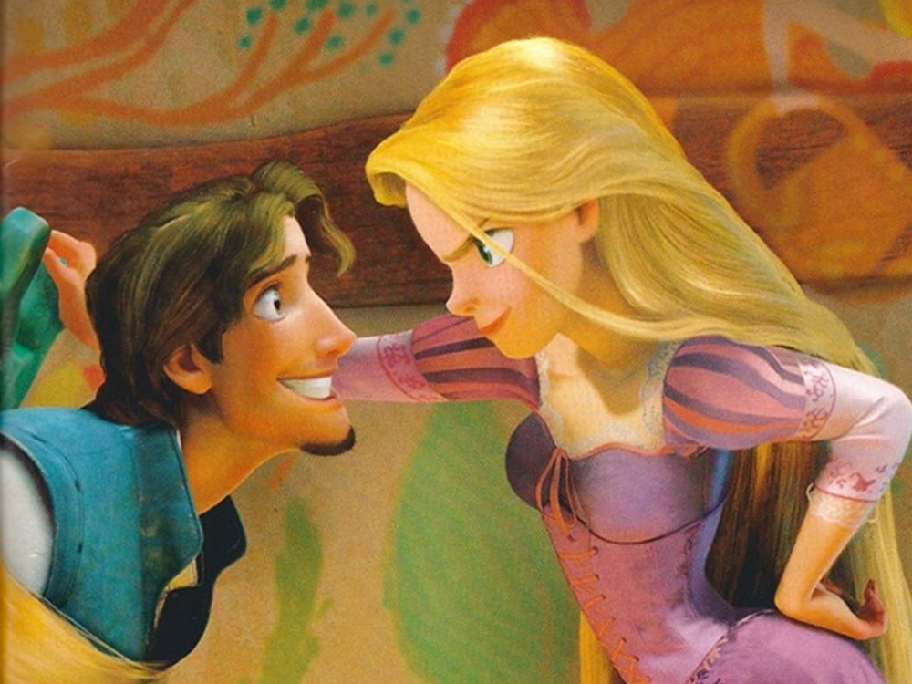 Rapunzel and Flynn Rider