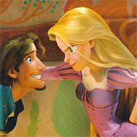 Rapunzel and Flynn Rider
