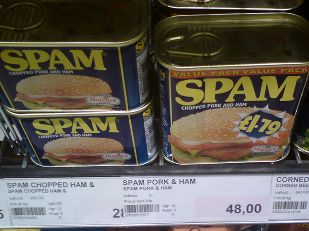 Spam for sale in Denmark