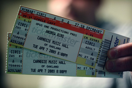 Ticketmaster tickets