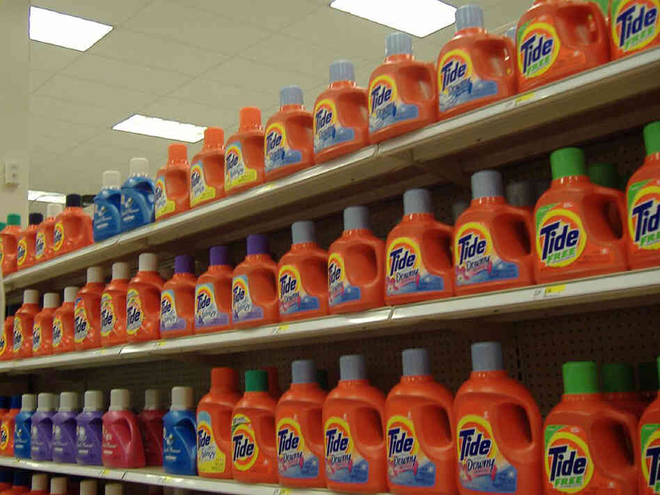 Tide detergent. Tide detergent.
