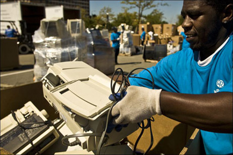 Electronic recycling.