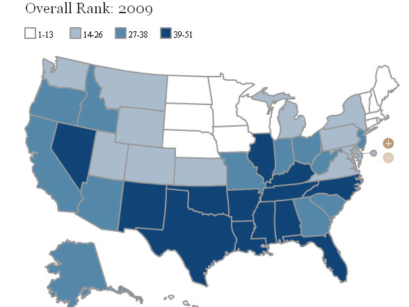 Map of states