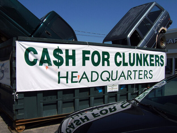 ad for cash for clunkers